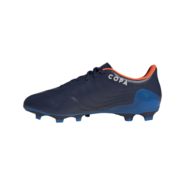 Adidas Copa Sense.4 - Flexible Ground Mens Football Boots - Navy/White/Blue Rush