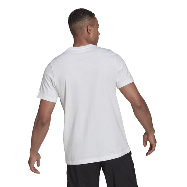 Adidas Spray Box Graphic Mens T-Shirt - White/Black