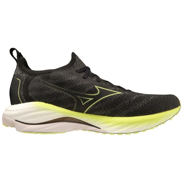 Mizuno Wave Neo Wind - Mens Running Shoes - Undyed Black/Luminous