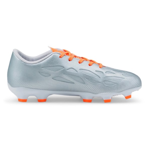 Puma Ultra 4.4 FG - Kids Football Boots - Diamond Silver/Neon Citrus