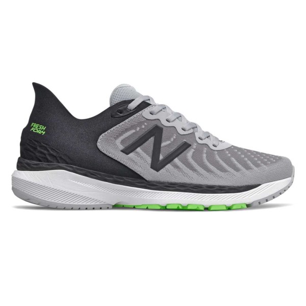 New Balance Fresh Foam 860v11 - Mens Running Shoes - Light Aluminium/Black