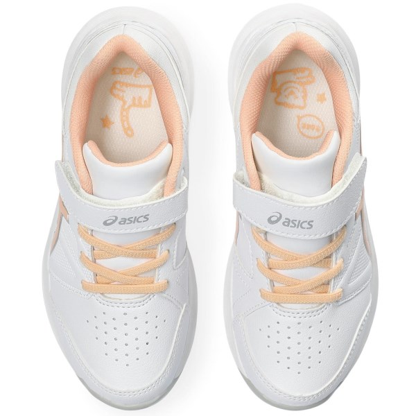 Asics Gel 550TR PS - Kids Cross Training Shoes - White/Apricot Crush
