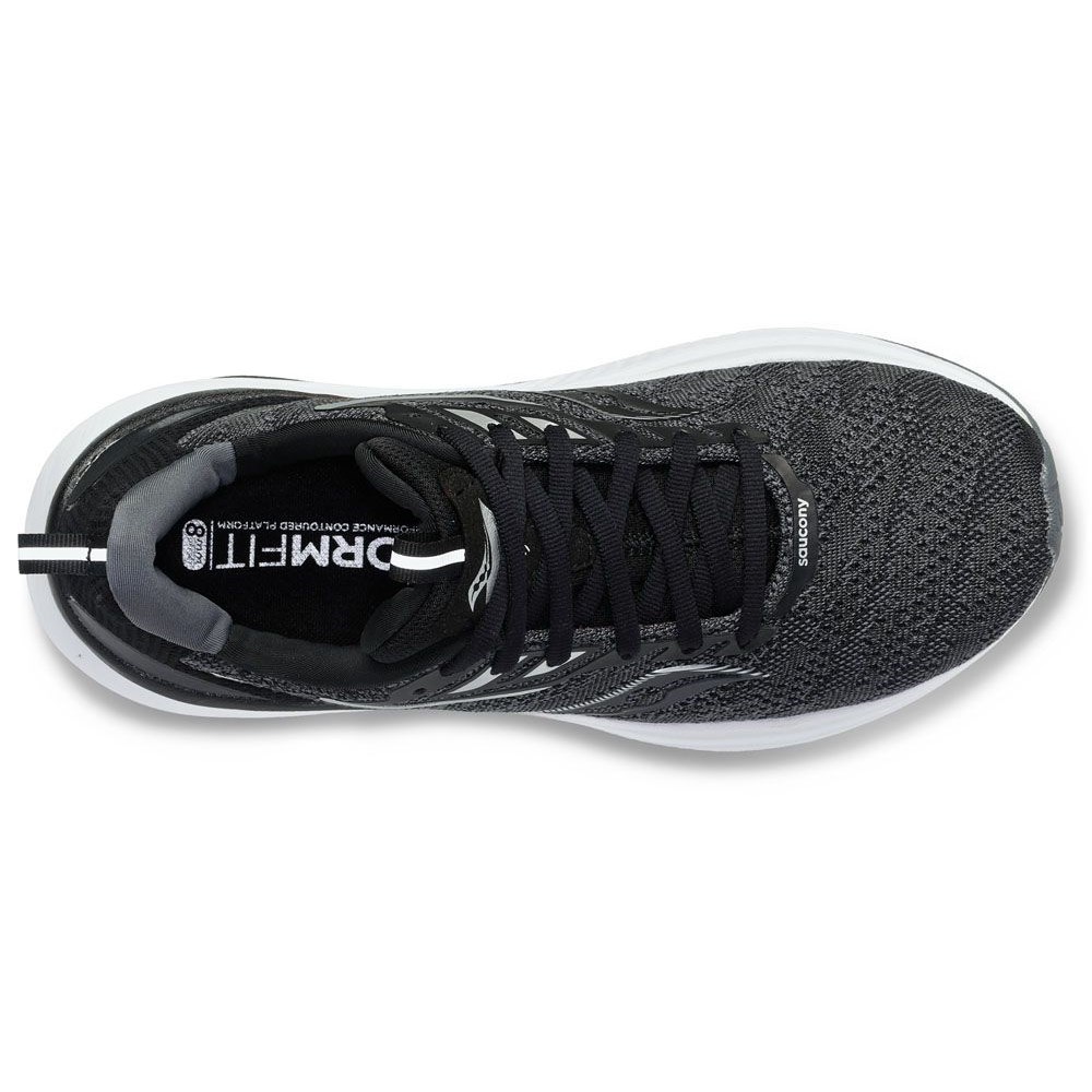 Saucony Echelon 9 - Mens Running Shoes - Black/White | Sportitude