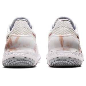Asics Netburner Super FF - Womens Netball Shoes - White/Rose Gold