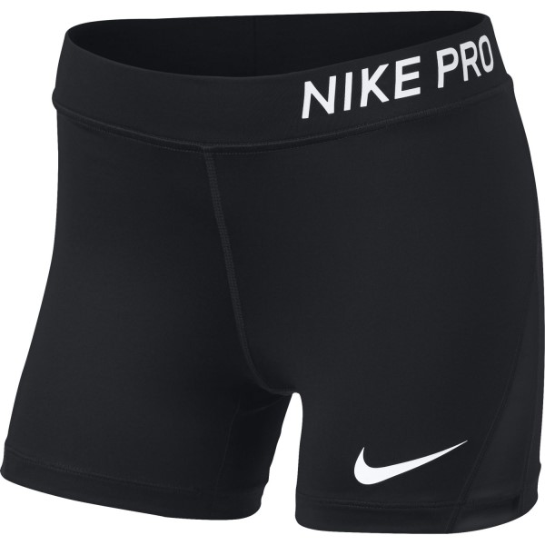 Nike Pro Kids Girls Running Shorts - Black