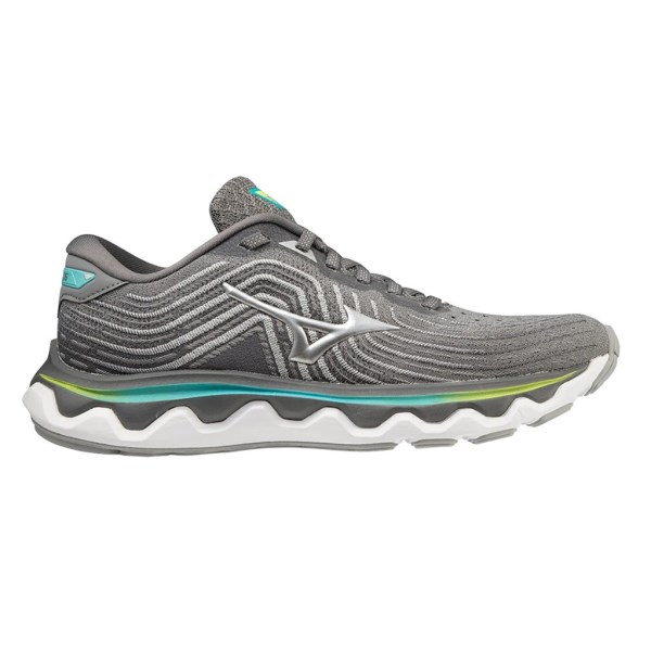 Mizuno Wave Horizon 6 - Womens Running Shoes - Ultimate Gray/Silver/Blue Curacao