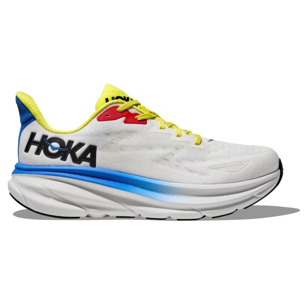 Hoka Clifton 9 - Mens Running Shoes - Blanc De Blanc/Virtual Blue