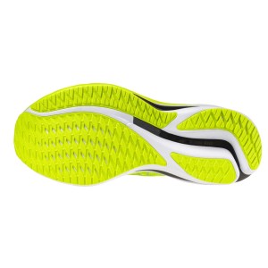 Mizuno Wave Rider 28 - Mens Running Shoes - Mizuno Neo Lime/Black/Acid Lime