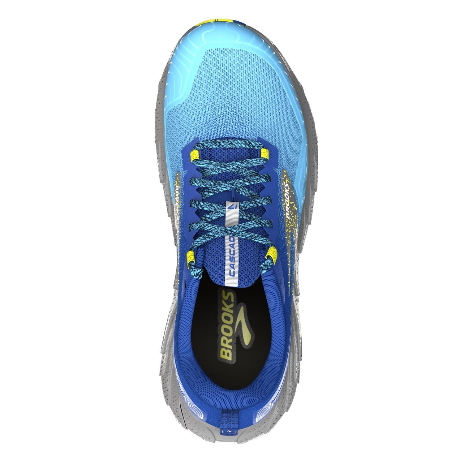 Brooks Cascadia 17 - Mens Trail Running Shoes - Blue/Surf/Sulphur ...
