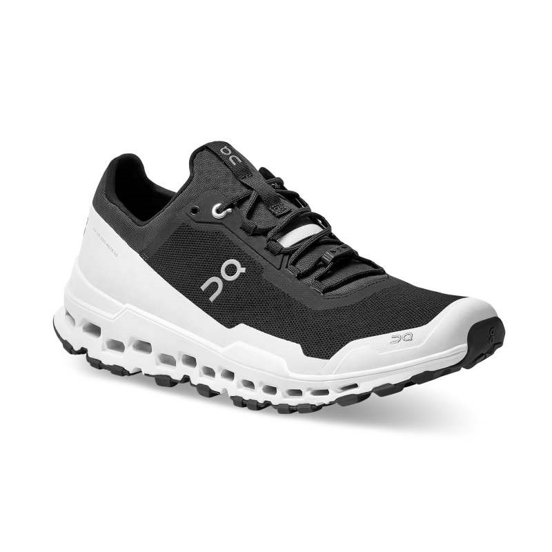 On Cloudultra - Mens Trail Running Shoes - Black/White | Sportitude