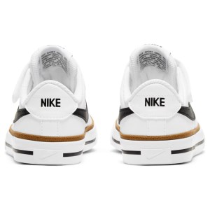 Nike Court Legacy PSV - Kids Sneakers - White/Black Desert/Ochre gum