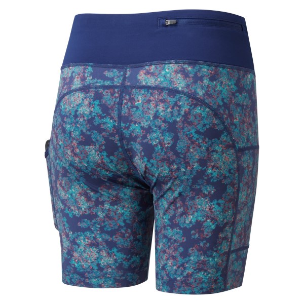 Ronhill Life Stretch Womens Running Shorts - Deep Blue/Micro Floral