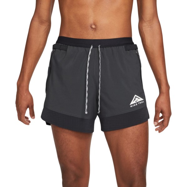 Nike Dri-Fit Flex Stride Mens Trail Running Shorts - Smoke Grey/Black