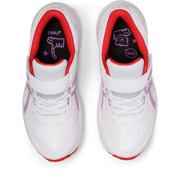 Asics Contend 8 PS - Kids Running Shoes - White/Orchid
