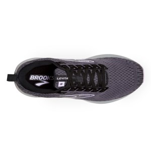 Brooks Levitate 5 - Womens Running Shoes - Ebony/Black/Lilac