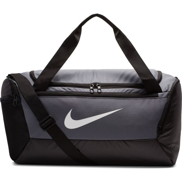 Nike Brasilia Small Training Duffel Bag - Flint Grey/Black/White