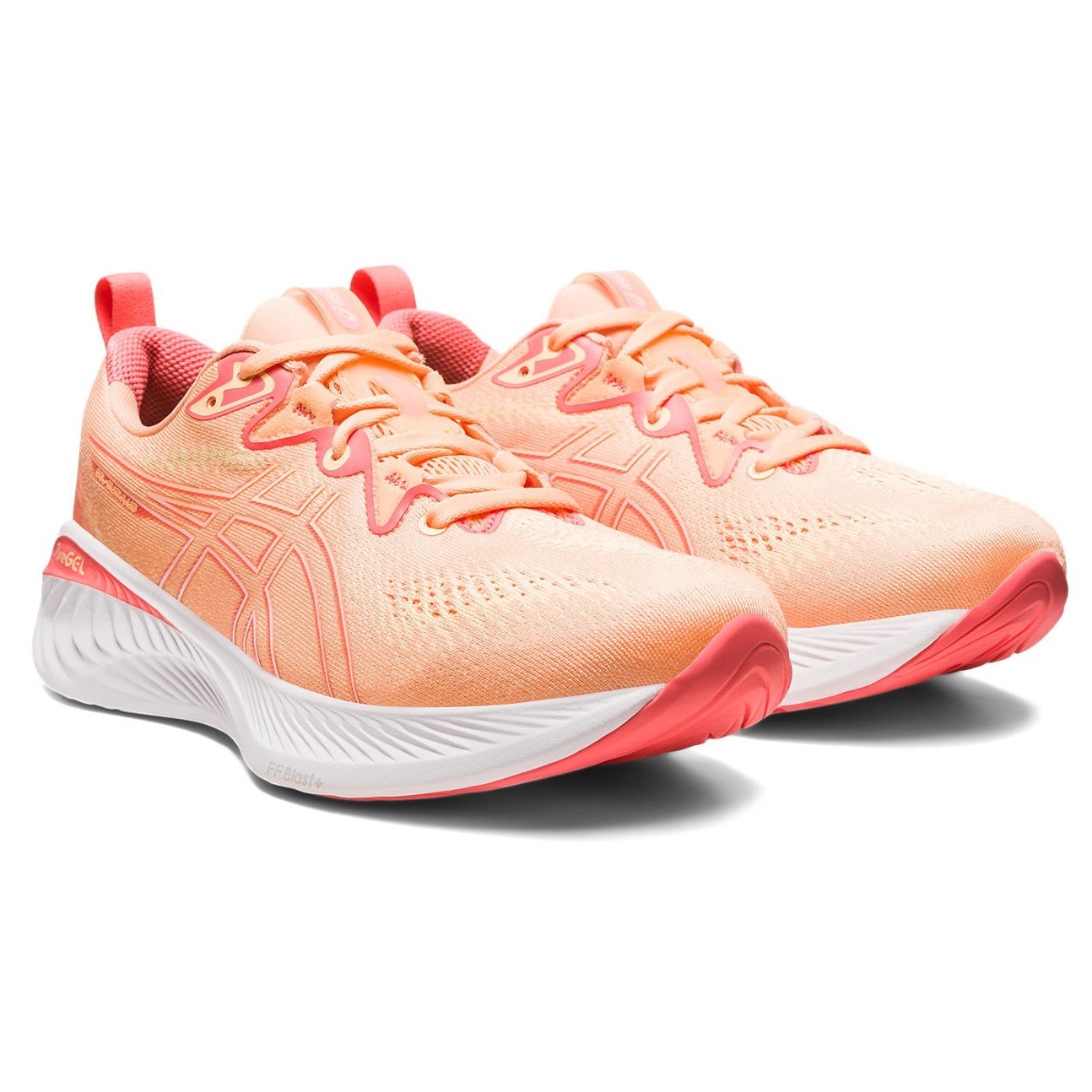 Asics Gel Cumulus 25 - Womens Running Shoes - Summer Dune/Light Orange ...