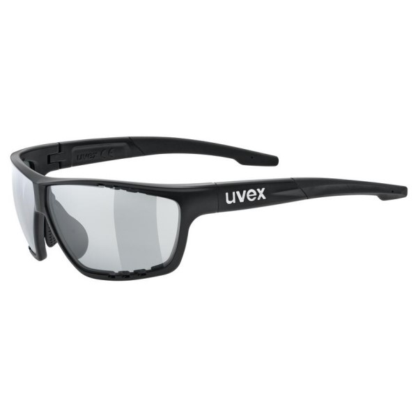 UVEX Sportstyle 706 Variomatic Light Reacting Mountain Biking Sunglasses - Black