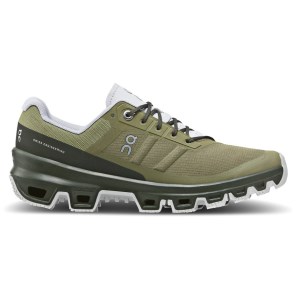 On Cloudventure 3 - Womens Trail Running Shoes - Olive/Fir