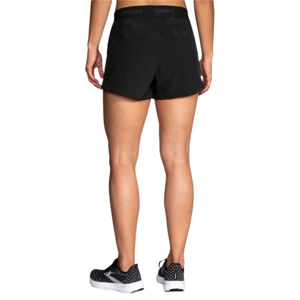 Brooks Chaser Womens 3 Inch Running Shorts - Black
