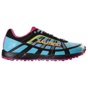 Salming Trail 2 - Womens Trail Running Shoes - Turquoise/Black/Pink