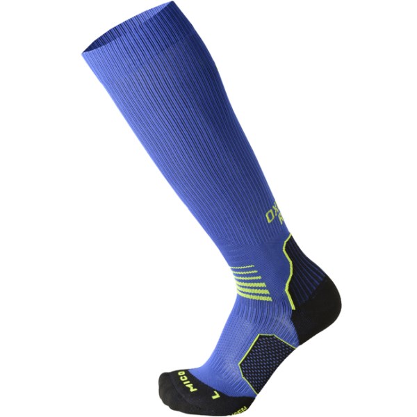 Mico Oxijet Long Compression Socks - Medium - Blue