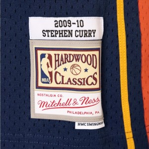 Mitchell & Ness Golden State Warriors Stephen Curry 2009-2010 Home Swingman Mens Basketball Jersey -