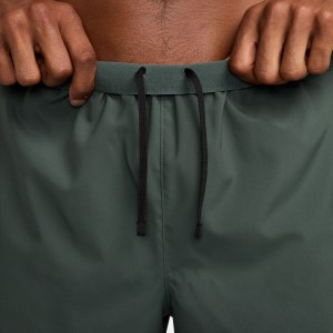 Nike Dri-Fit Challenger 5 Inch Brief-Lined Mens Running Shorts - Vintage Green/Bicoastal/Reflective