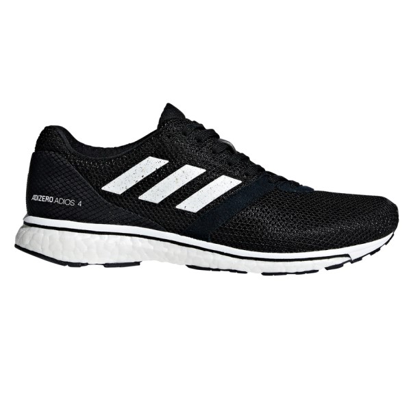 Adidas Adizero Adios 4 - Womens Running Shoes - Core Black/Footwear White
