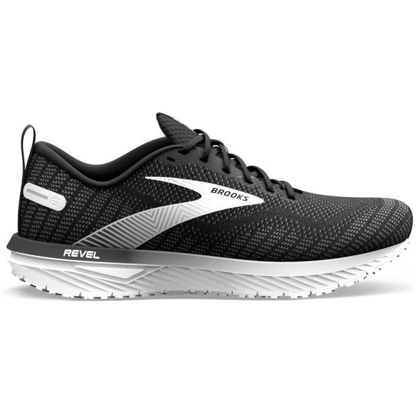 Brooks Revel 6 - Womens Running Shoes - Black/Blackened Pearl/White