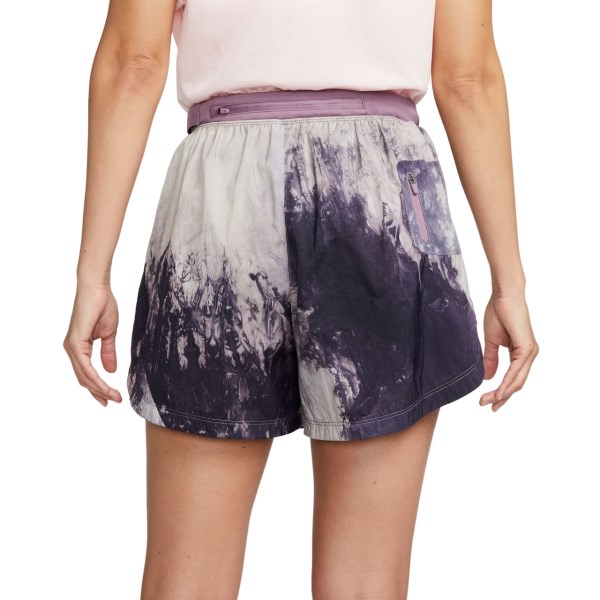 Nike Dri-Fit Repel Mid-Rise 3 Inch Brief-Lined Womens Trail Running Shorts - Violet Dusk/Purple Ink