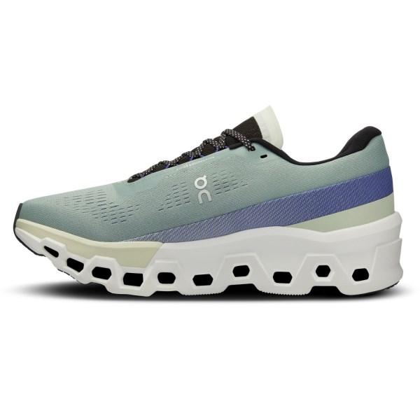 On Cloudmonster 2 - Womens Running Shoes - Mineral/Aloe