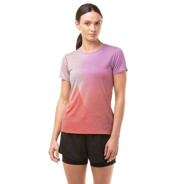 Ronhill Tech Golden Hour Womens Running T-Shirt - Jam/Stardust Merge