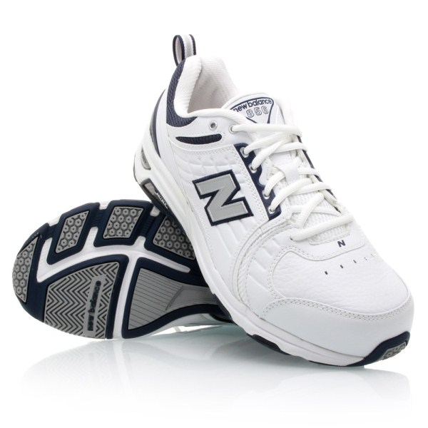 New Balance 856 - Mens Cross Training Shoes - White/Navy | Sportitude