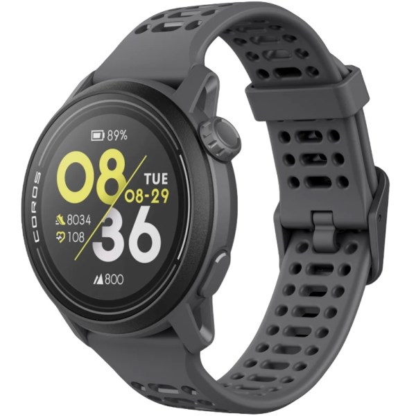 Coros Pace 3 Premium Multisport GPS Watch With Silicone Band - Black