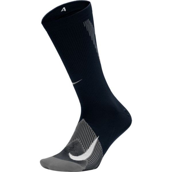 Nike Spark Lightweight Crew Running Socks - Black/White/Silver