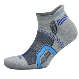 Balega Hidden Contour Running Socks - Mid Grey/Ink