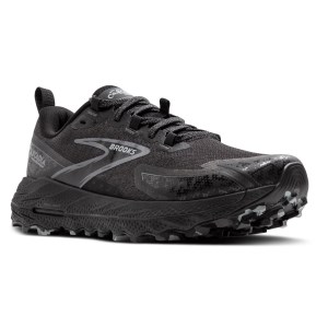 Brooks Cascadia 18 - Mens Trail Running Shoes - Black/Blackened Pearl