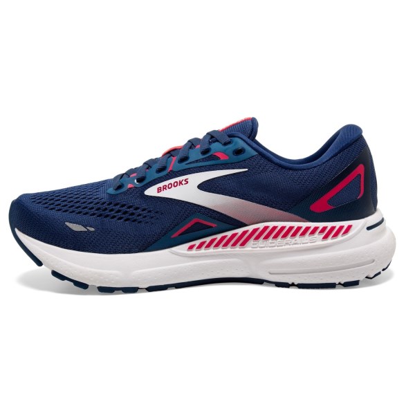 Brooks Adrenaline GTS 23 - Womens Running Shoes - Blue/Raspberry/White
