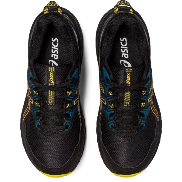 Asics Gel Venture 9 GS - Kids Trail Running Shoes - Black/Sandstorm