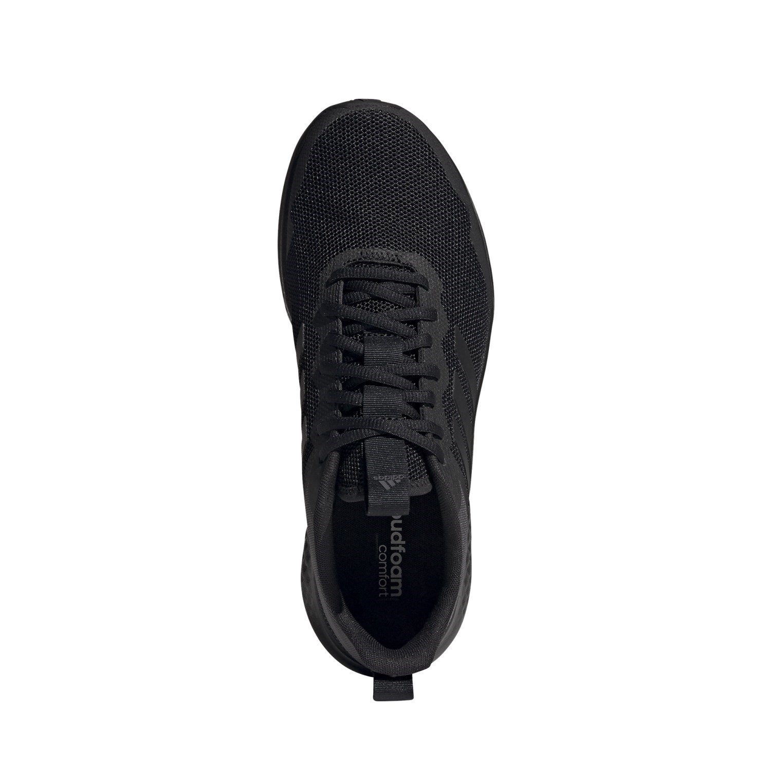 Adidas Fluidstreet - Mens Sneakers - Triple Black | Sportitude