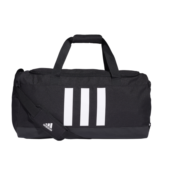 Adidas 3-Stripes Medium Training Duffel Bag - Black/White