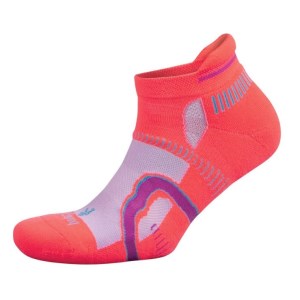 Balega Hidden Contour Running Socks - Neon Coral/Pink