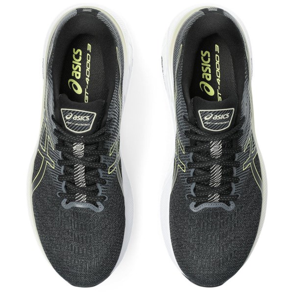 Asics GT-4000 3 - Mens Running Shoes - Black/Glow Yellow