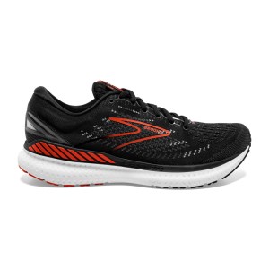 Brooks Glycerin GTS 19 - Mens Running Shoes - Black/Red Clay/Grey