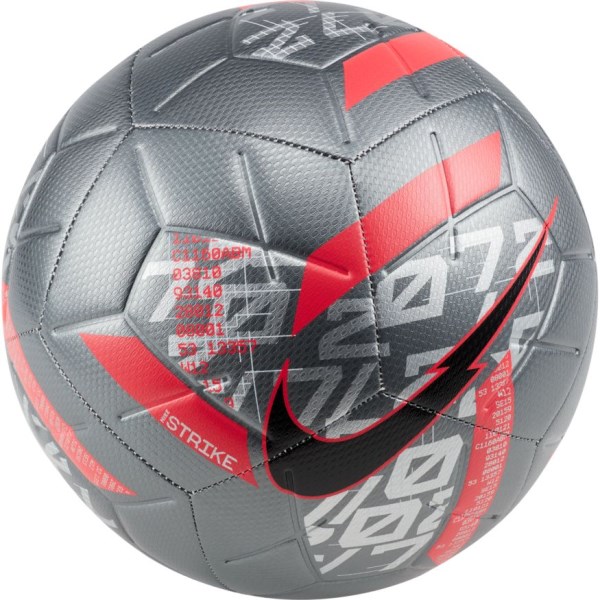 Nike Strike Soccer Ball - Silver/Laser Crimson/Black