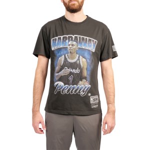 Mitchell & Ness Orlando Magic Penny Hardaway Vintage Hall Of Fame Mens Basketball T-Shirt - Faded