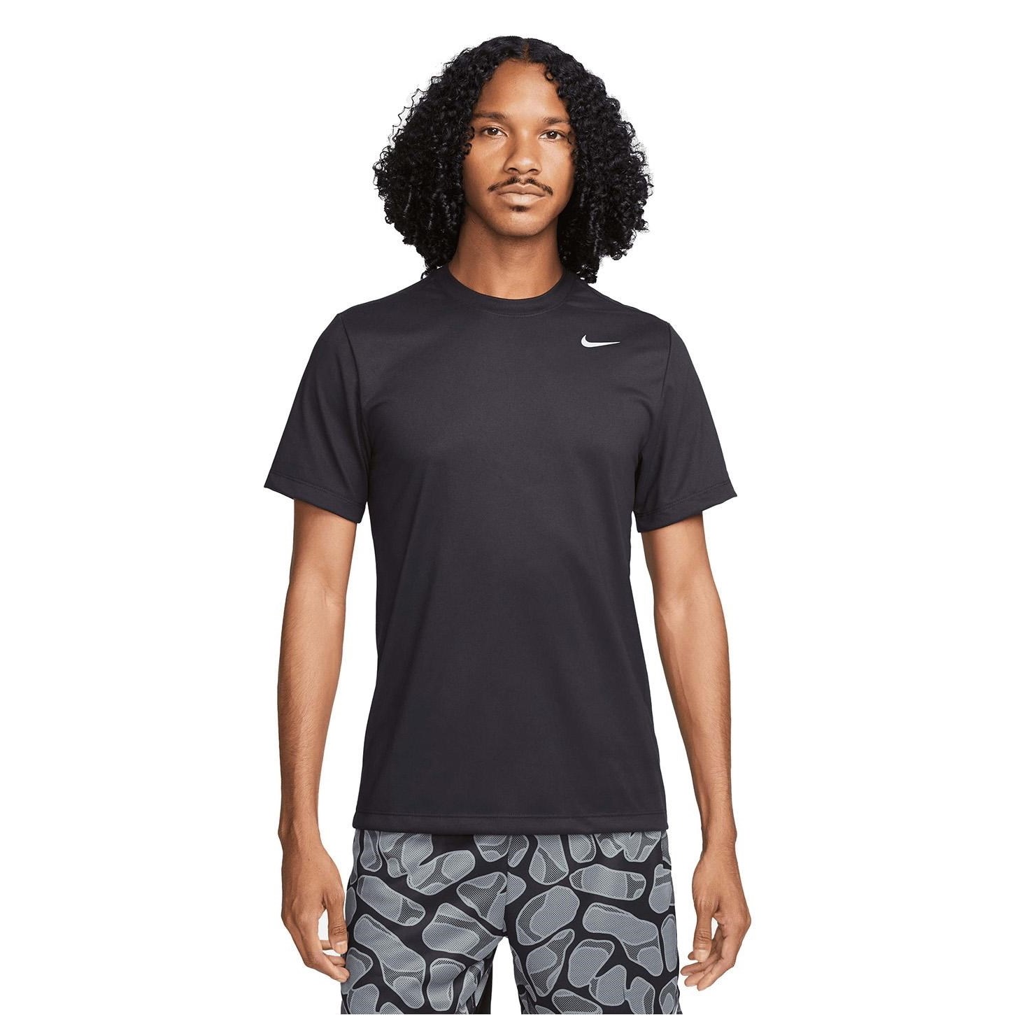 Nike Dri-Fit Mens Training T-Shirt - Black/Matte Silver | Sportitude