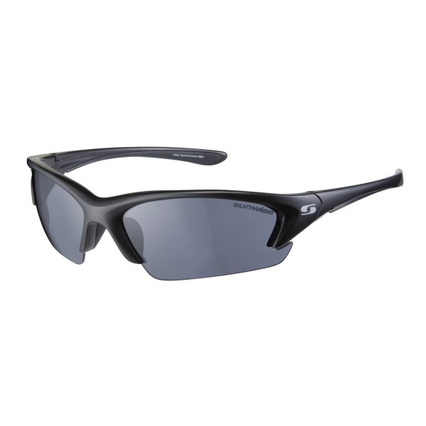 Sunwise Equinox Sports Sunglasses + 3 Lens Sets - Jet Black