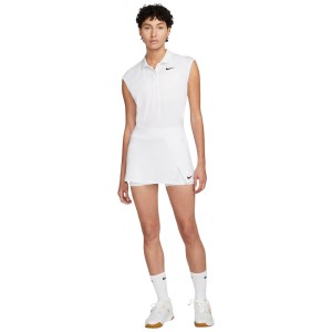 Nike Court Dri-Fit Victory Womens Tennis Skirt - White/Black